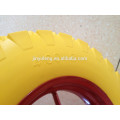 cheap 400-8 spoke style pu foam wheel for wheelbarrow Saudi Arabia market